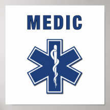 Medic Star of Life Print