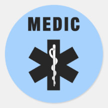 Medic Star of Life Stickers