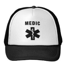Medic Star of Life Trucker Hats