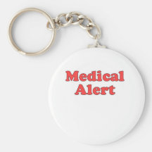 Medical Alert Key Chain
