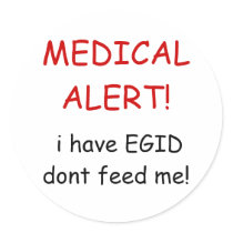 MEDICAL ALERT sticker