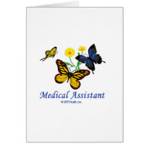 Medical Assistant Butterfly Cards