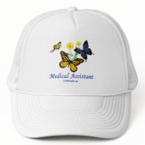 Medical Assistant Butterfly Mesh Hats