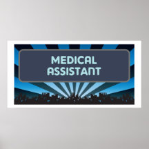Medical Assistant Marquee Posters