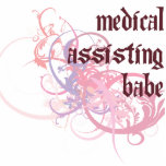 Medical Assisting Babe Acrylic Cut Outs