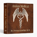 Medical Caduceus Presentation Business Binder