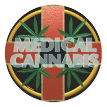 Medical cannabis design healing sticker by valxart