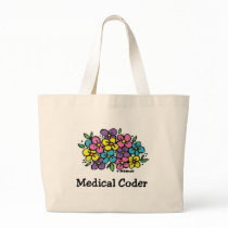 Medical Coder Blooms 2 Canvas Bags