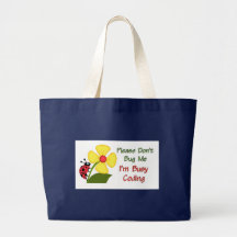 Medical Coder Ladybug Canvas Bag