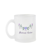 Medical Coders Blue CS Print Mugs