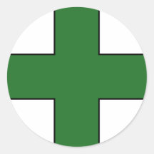 Medical Cross Medical Life Saving Guard Symbol Stickers