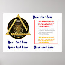 Medical Dentist Universal View Notes Important Posters