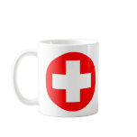 MEDICAL FETISH CROSS RED WHITE mugs