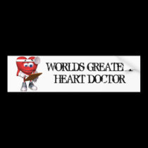 Medical Heart Doctor Cute bumper stickers