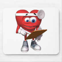 Medical Heart Doctor Cute Mouse Mat