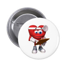 Medical Heart Doctor Cute Pins