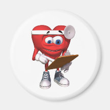 Medical Heart Doctor Cute Refrigerator Magnets