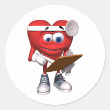Medical Heart Doctor Cute Sticker