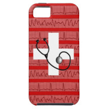 Medical iPhone 5 Case Cardiac Rhythm Strips Design