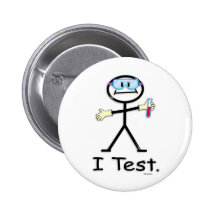 Medical Lab Tech Button
