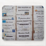 medical labels mousepad
