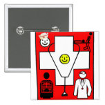 MEDICAL LOGO PINS