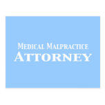 Medical Malpractice Attorney Gifts Post Cards