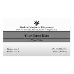 medical marijuana dispensary business card template