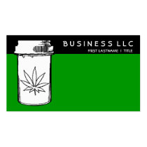 medical marijuana pill bottle business cards