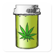 medical marijuana pill bottle stickers