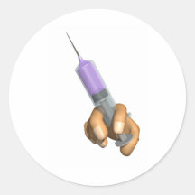 Medical Needle Put own slogan Stickers
