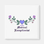 Medical Receptionist CS Print Fridge Magnets