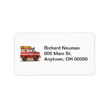 Medical Rescue Van Address Label