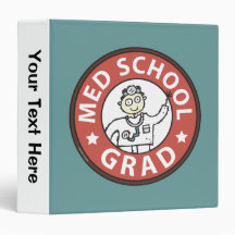 Medical School Grad (Male) Vinyl Binders