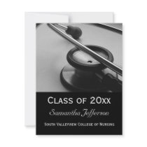 Medical School or Nursing Graduation Announcement