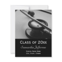 Medical School or Nursing Graduation Announcement