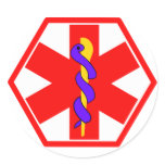 MEDICAL SIGN ID TAG stickers