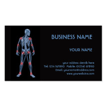 Medical Skeleton Business Card