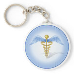 Medical Symbol - Caduceus Key Chain