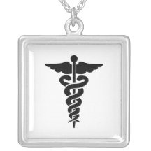 Medical Symbol Caduceus Pendants