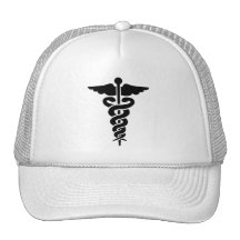 Medical Symbol Caduceus Trucker Hats