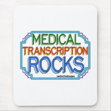Medical Transcription Rocks Mousepad