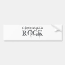 Medical Transcriptionists Rock Bumper Sticker