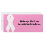 Medicare is socialized medicine rack card design