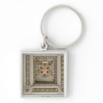 Medici coat of arms, from the soffit of the church keychains