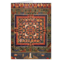 Medicine Buddha Mandala Greeting Card