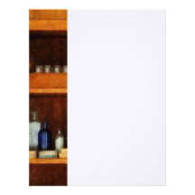 Medicine Cabinet with Asthma Medication Personalized Letterhead