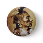 Medicine Crow Apsaroke Native American Indian Pinback Buttons