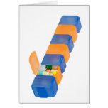 Medicine in pill box cards
