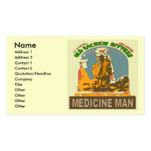 Medicine Man Business Card Templates